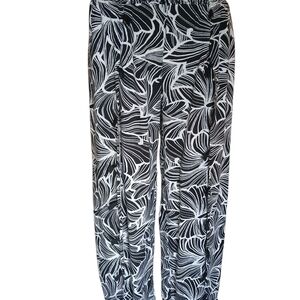 Blue Island Split Front Pants with Black Tassels